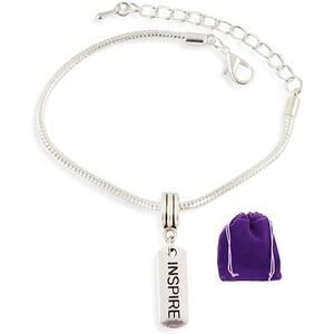 Inspire Saying Inspirational Charm Bracelet